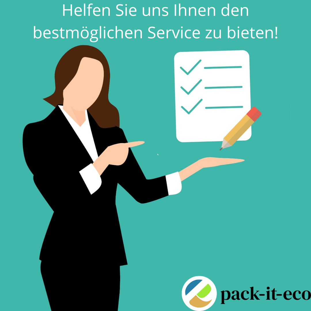 Nachhaltigkeitsumfrage pack-it-eco